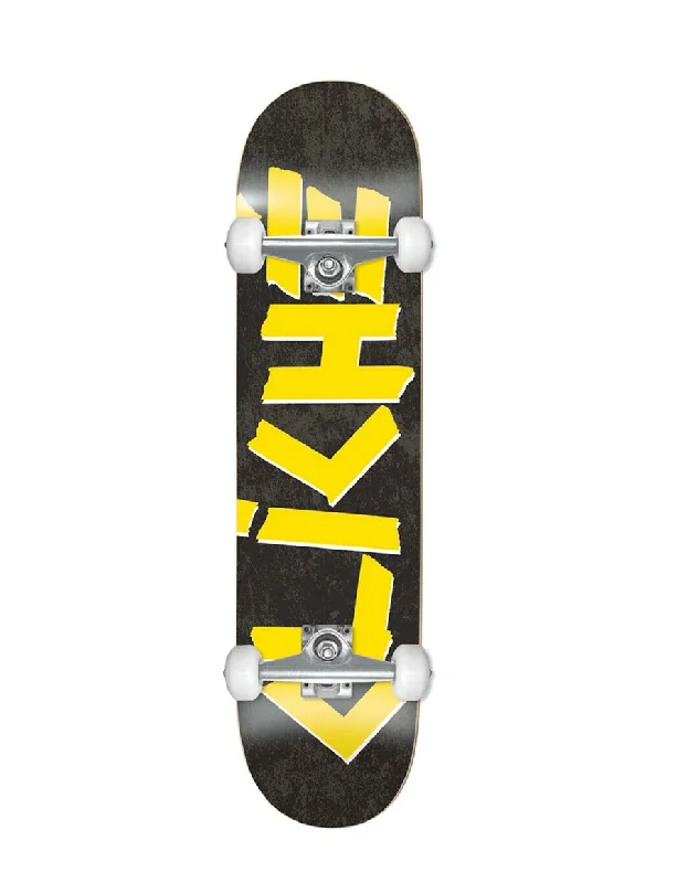 Skateboard for Skateboard Lovers-Cliche Skateboards Scotch Black / Yellow Complete Skateboard - 7.875"