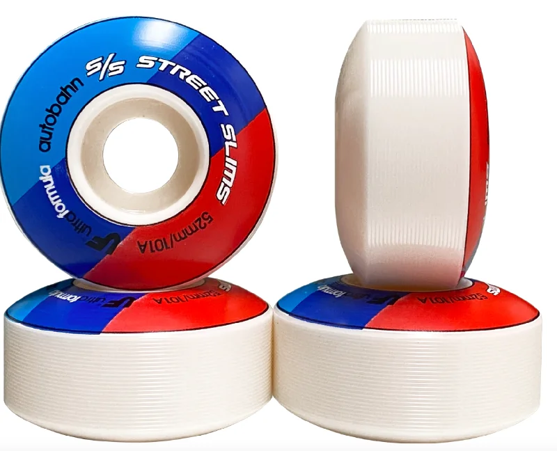 Skateboard Wheels with Custom Design-Autobahn STREET SLIMS ULTRA 52MM/101A Skateboard Wheels