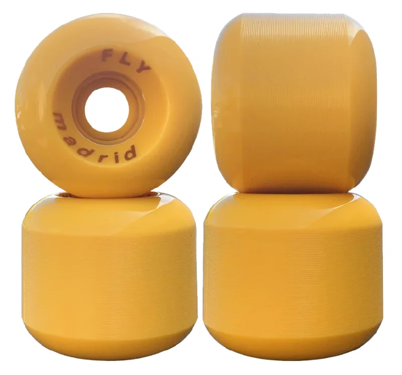 Durable Skateboard Wheels-Cadillac Fly 60MM/90A Yellow wheels