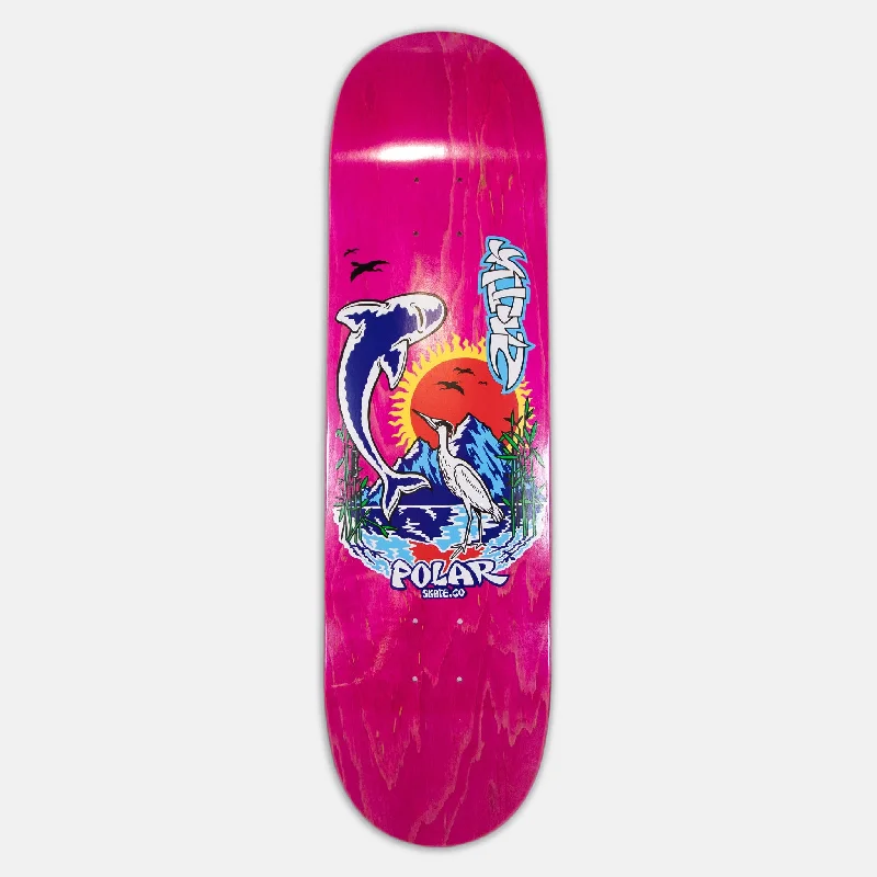 Skateboard Deck with UV Protection-Polar Skate Co. - 8.5" Shin Sanbongi Mt. Fuji Skateboard Deck - Various Stains