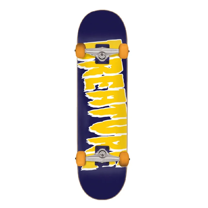 Skateboard with Silent Wheels-Creature Logo Mid Complete Skateboard - 7.80"