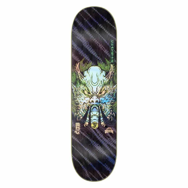 Skateboard Deck for Long-Lasting Performance-Creature Pro Skateboard Deck Gravette Shrine Black Multi 8.3"