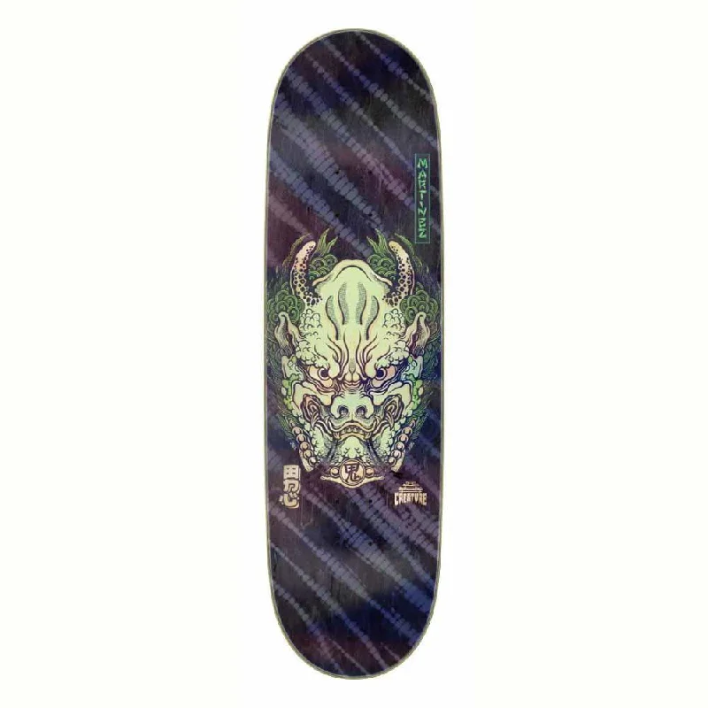 Skateboard Deck with Handcrafted Quality-Creature Pro Skateboard Deck Martinez Shrine Black Multi 8.7"