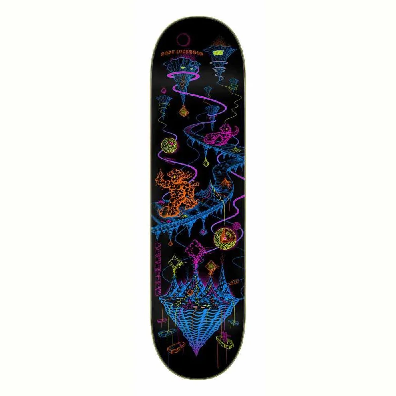 Skateboard Deck for Parkour Skaters-Creature Pro Skateboard Deck VX Lockwood Xploration Black/Multi 8.25"