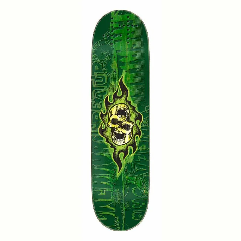 Skateboard Deck with Rounded Nose-Creature Skateboard Deck Evil Twins SM Green 8.4"