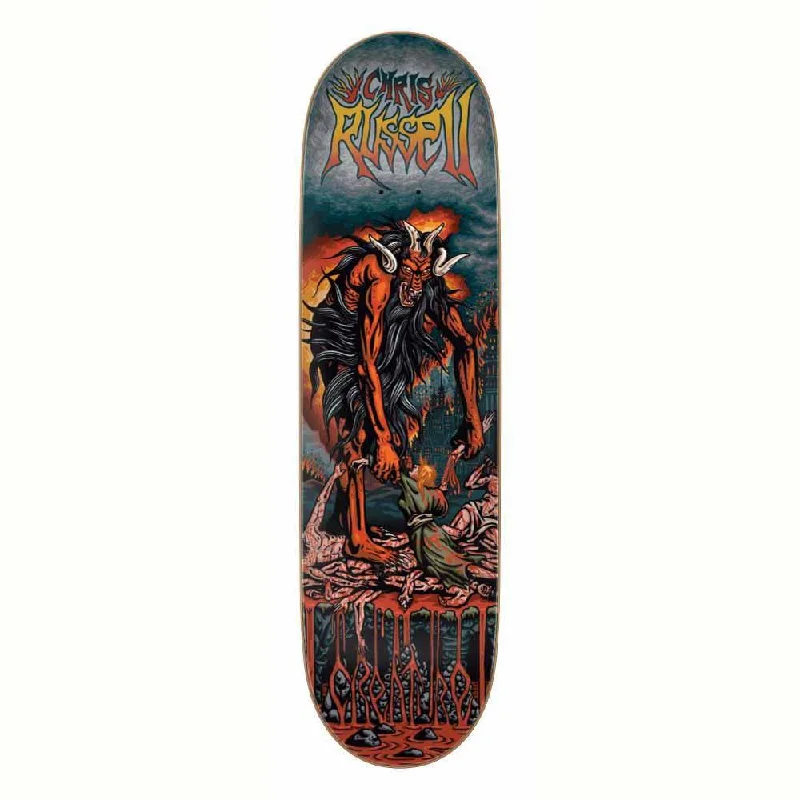 Skateboard Deck for Campus Life-Creature Skateboard Deck Russel Beastial Multi 8.6"