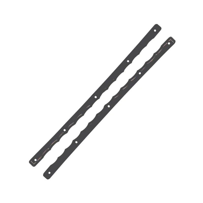 Pro-Style Skateboard Rails-Creature Skateboards Serrated Rails - Black