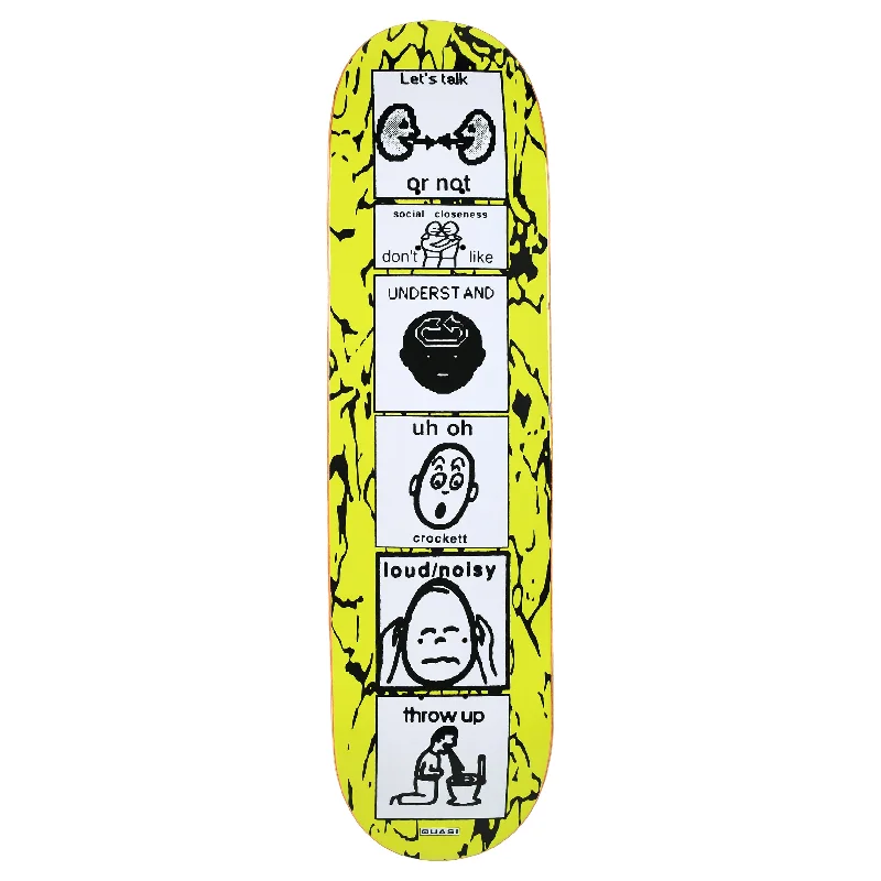 Skateboard Deck for Durable Rides-Crockett The Puker | 8.25"