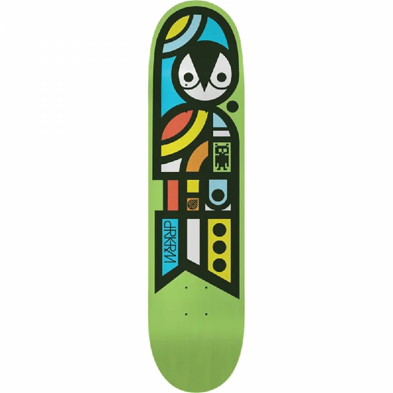 Skateboard Deck with Wide Stance-Darkroom Sculpture Green 8.12 Skateboard Deck