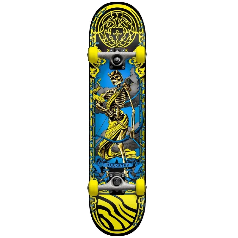 Professional Skateboard-Darkstar Arrow FP Skateboard Complete - 7.5" Yellow