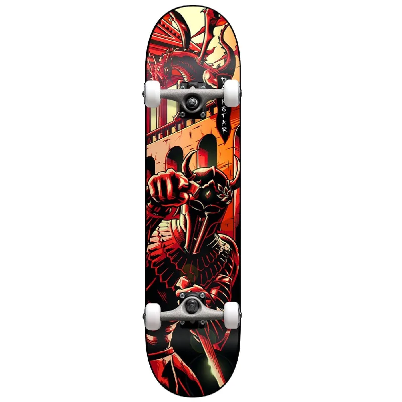 Skateboard for Advanced Set-Darkstar Inception Dragon FP Skateboard Complete - 8.125" Red