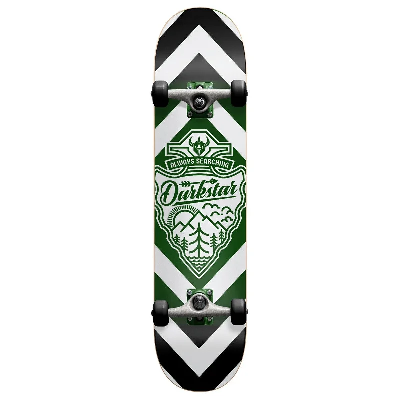 Skateboard with Low Deck Height-Darkstar Lockup FP Youth Skateboard Complete - 6.75" Green