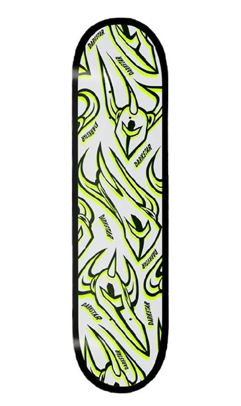 Skateboard Deck with Minimalist Design-Darkstar Overprint Lime Deck