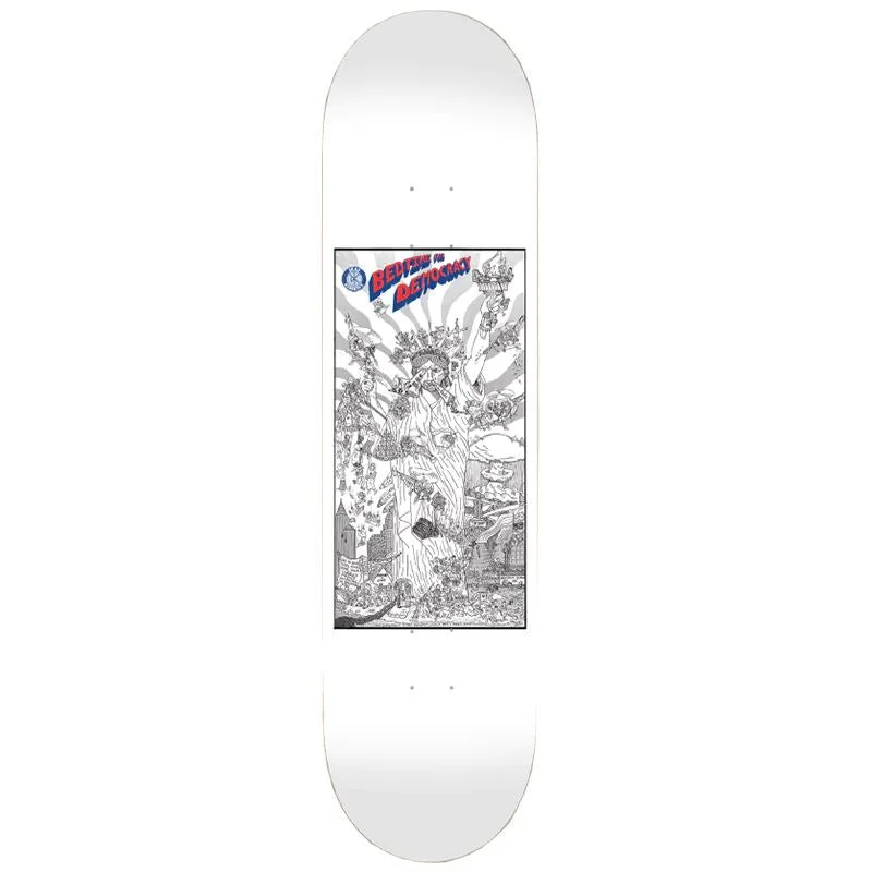 Skateboard Deck with Innovative Design-Dead Kennedys Bedtime For Democracy Skateboard Deck White 8