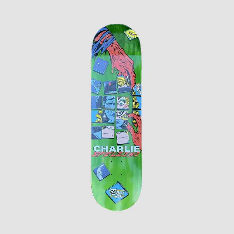 Custom Skateboard Deck-Death Charlie Spelzini Interchangeable Skateboard Deck - 8.25"