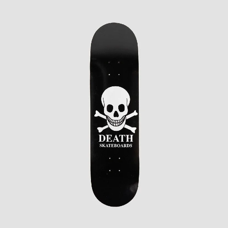 Skateboard Deck with Reinforced Layers-Death OG Skull Skateboard Deck Black - 9"