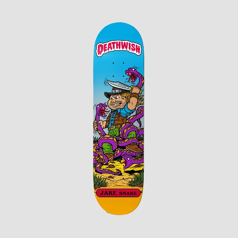 Skateboard Deck with Deep Concave-Deathwish Low Life Kids Jake Hayes Skateboard Deck - 8.125"