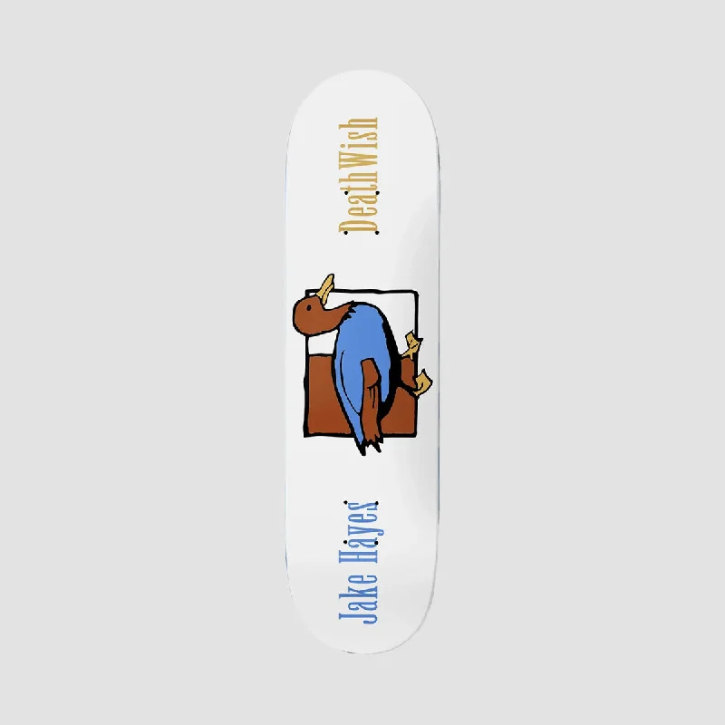 Skateboard Deck with Steep Kick-Deathwish Lucky Duck Jake Hayes Skateboard Deck - 8.25"