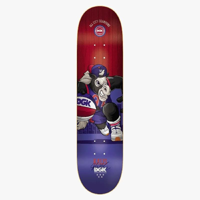 Skateboard Deck for Trick Practice-DGK All City Champions Kails Skateboard Deck - 8.06"