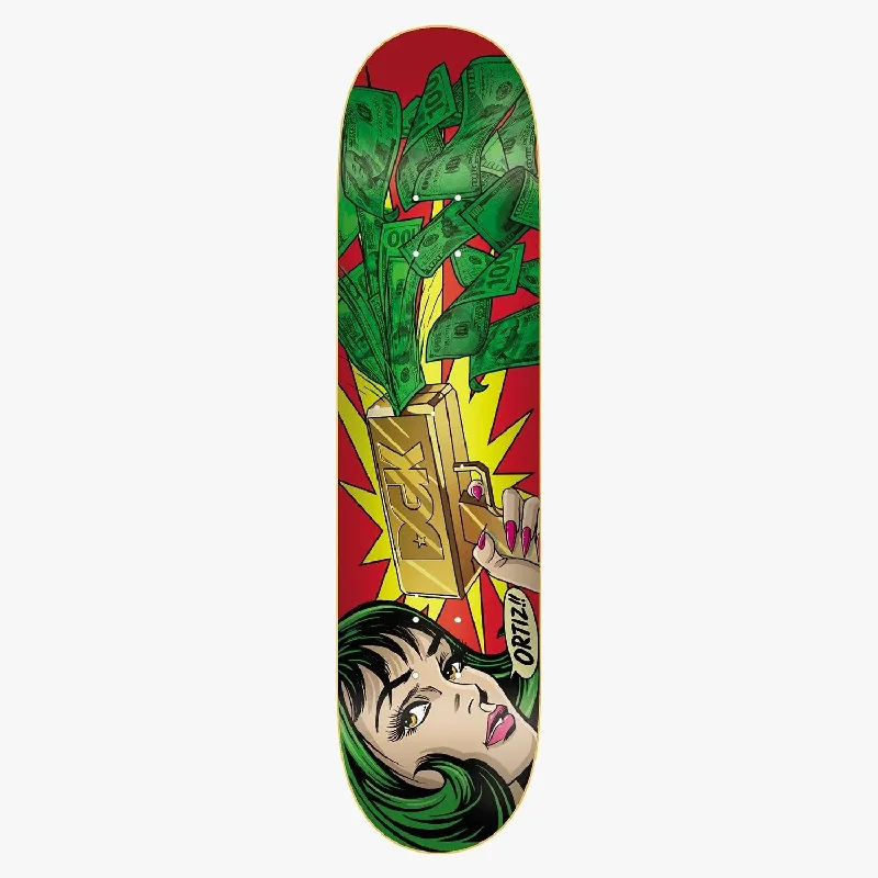 Skateboard Deck with Reinforced Nose & Tail-DGK Bang Ortiz Skateboard Deck - 8.1"