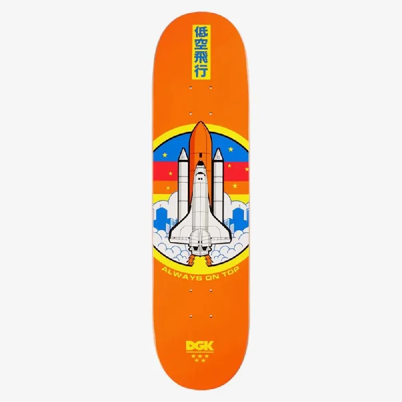 Skateboard Deck with Double Kicktail-DGK Blast Off Skateboard Deck - 8.06"