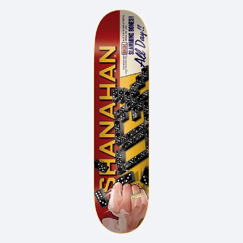 Skateboard Deck for Action Sports Lovers-DGK Bones Shanahan (OneOff) Skateboard Deck - 8.06"