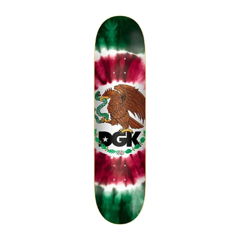 Skateboard Deck with Soft Flex-DGK Coat Of Arms Tie Dye Skateboard Deck - 8.06"