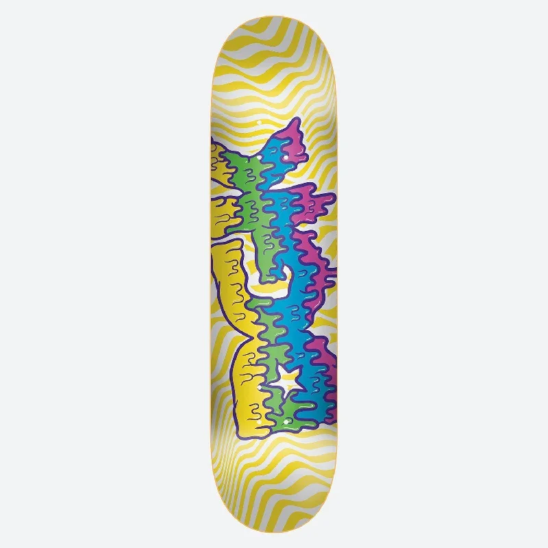 Skateboard Deck with Stiff Flex-DGK Drippy (UV Active) Skateboard Deck - 8.0"