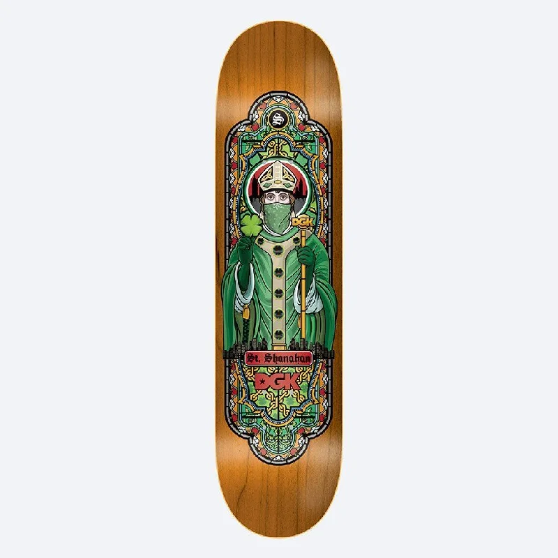 Skateboard Deck for Extreme Trick Riding-DGK Ghetto Disciples Shanahan Skateboard Deck - 8.06"