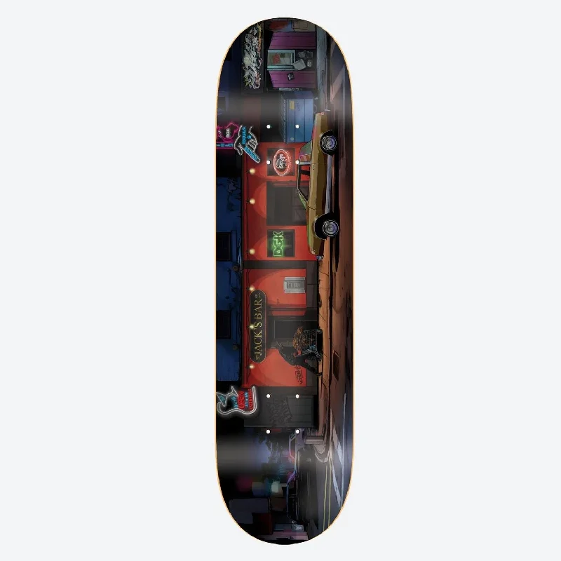 Skateboard Deck with Anti-Slip Surface-DGK Jack's Place Curtin Skateboard Deck - 8.25"