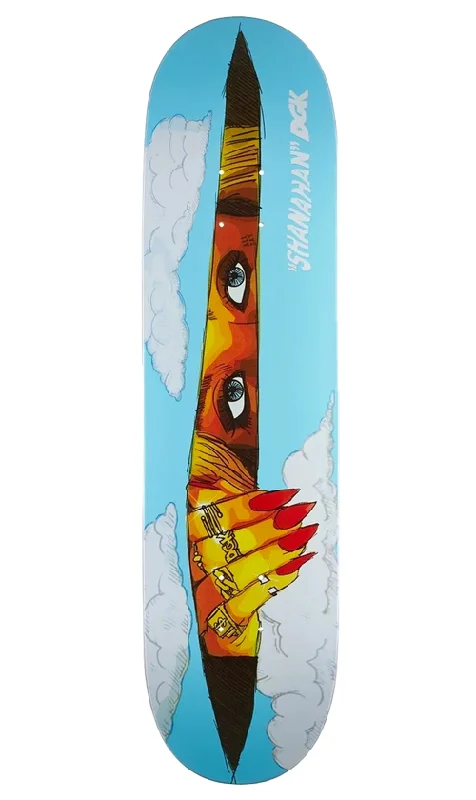 Skateboard Deck with Reinforced Layers-DGK Lurk Shanahan Deck 8.06in