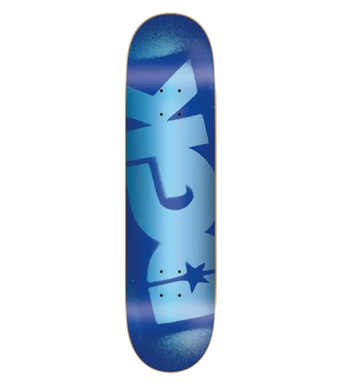 Skateboard Deck with Deep Concave-DGK O.G. Logo (Foil) Blue Foil Skateboard Deck - 8.1"