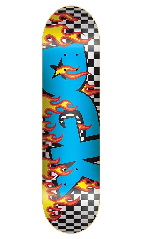 Skateboard Deck for Smooth Surface Tricks-DGK On Fire Deck 8.06in