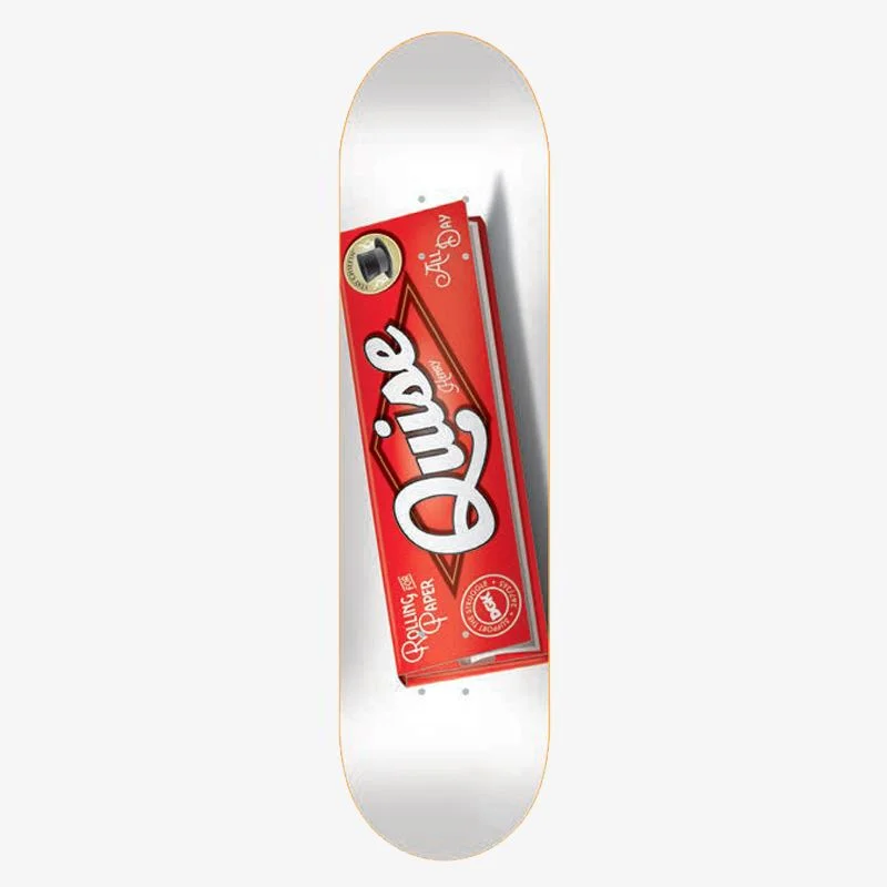 Skateboard Deck with Energy Return Technology-DGK Rolling Papers Quise Skateboard Deck - 7.9"