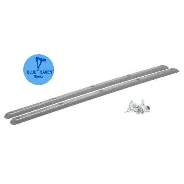 Skateboard Rails With Extra Height-Dogtown Blue Haven Skateboard Rails - Concrete Grey