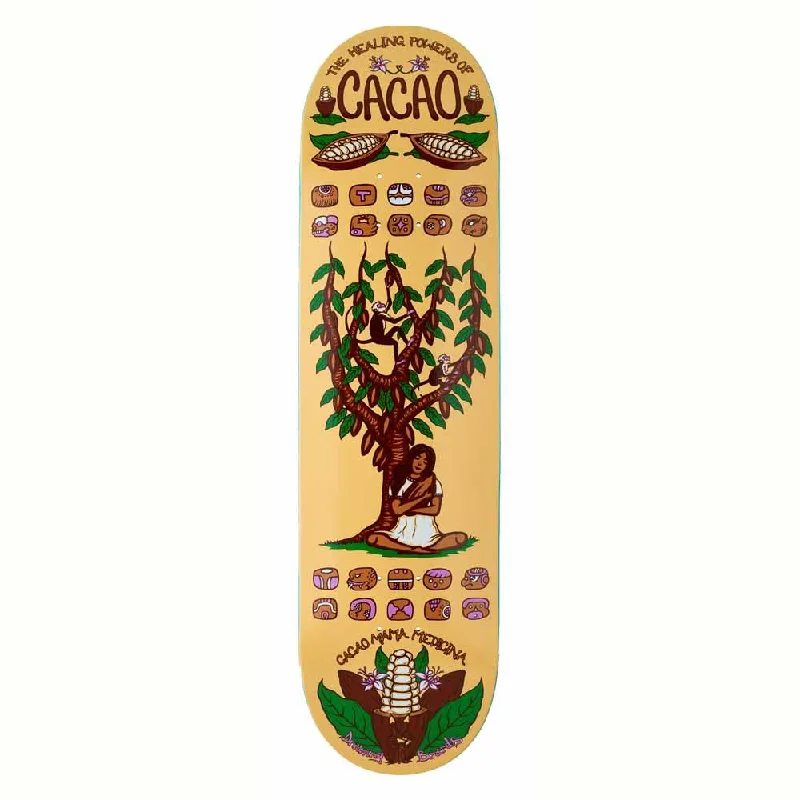 Skateboard Deck for Edge Control-Drawing Boards Healing Series Skateboard Deck Cacao