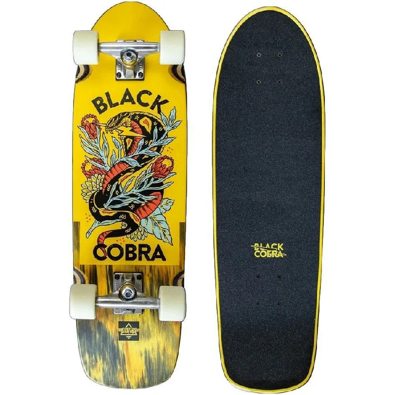 Skateboard with High-End Parts-Dusters Cobra Cruiser 29.5' Cruiser Complete Yellow