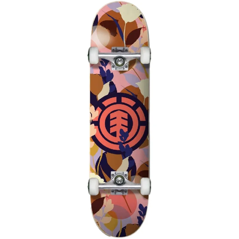 Skateboard for Beach Side Rides-Element Fauna Party Complete Skateboard 8.0