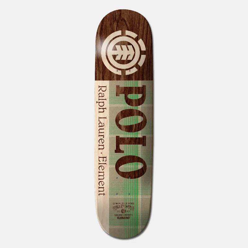 Skateboard Deck for Smooth Surface Tricks-Element Skateboards - 8.0" Polo Ralph Lauren Section Skateboard Deck