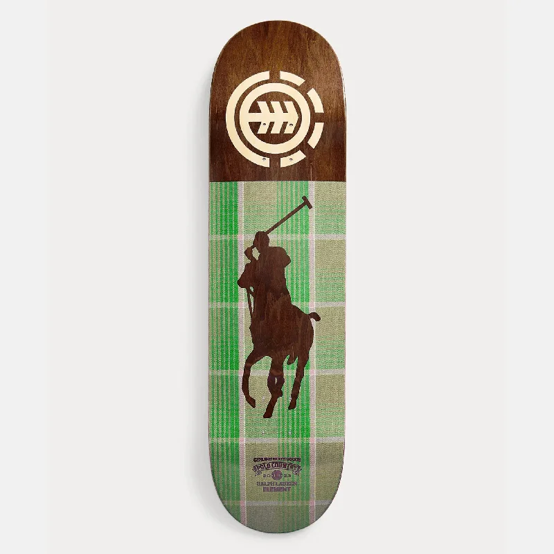 Skateboard Deck with Pop & Control-Element Skateboards - 8.5" Polo Ralph Lauren Pony Skateboard Deck