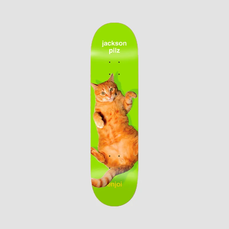 Skateboard Deck with Minimalist Design-Enjoi Catnip R7 Skateboard Deck Jackson Pilz - 8"