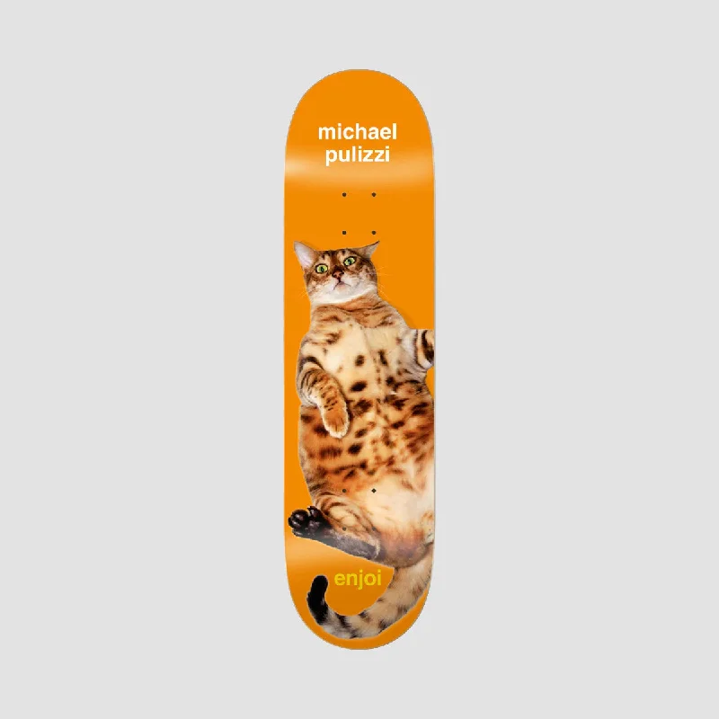 Skateboard Deck for Park Skating-Enjoi Catnip R7 Skateboard Deck Michael Pulizzi - 8.375"