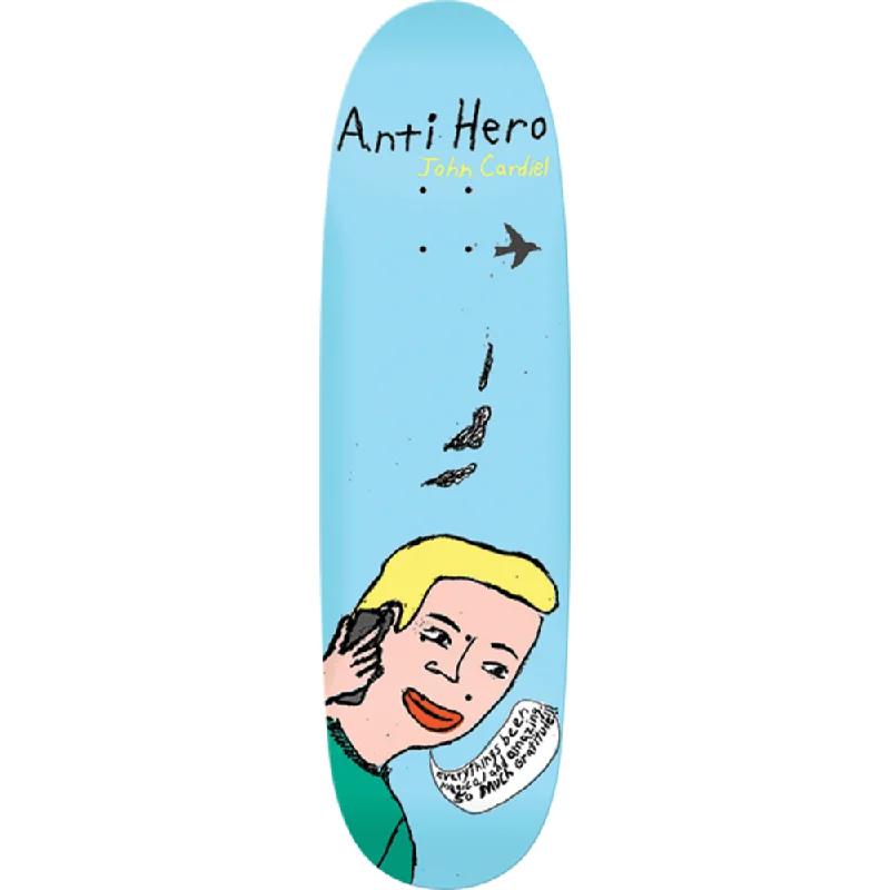 Skateboard Deck for Freeriding-Antihero Cardiel Pigeon Vision Skateboard Deck -9.18x32.62 DECK ONLY