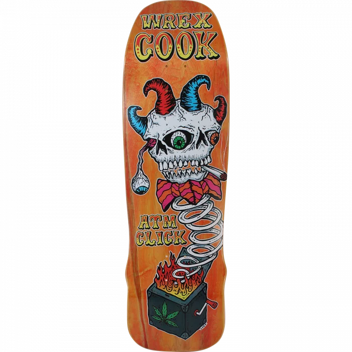 Skateboard Deck for Iconic Skateboarders-ATM Cook Circus Skateboard Deck -9.5x31.5 DECK ONLY