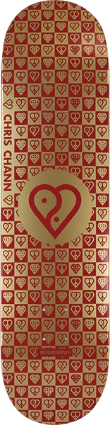 Skateboard Deck for Speed-Hs Chann Trinity Skateboard Deck -8.0 Gold Foil DECK ONLY