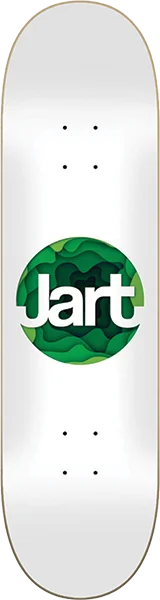 Skateboard Deck with Extra Strong Core-Jart Curly Skateboard Deck -8.0 DECK ONLY