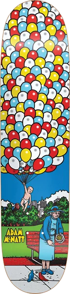 Skateboard Deck for Surf-Inspired Skating-101 Mcnatt Balloons Skateboard Deck -8.5 Multi Ht DECK ONLY