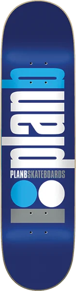 Skateboard Deck with Artistic Customization-Plan B Classic Skateboard Deck -8.37 DECK ONLY