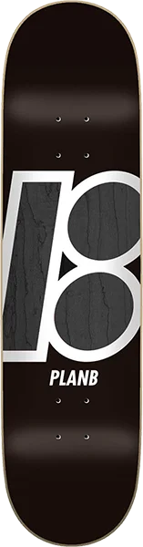 Skateboard Deck with Vibration Dampening-Plan B Stained Skateboard Deck -8.0 Assorted DECK ONLY