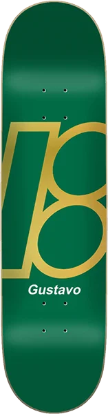 Skateboard Deck with Enhanced Durability-Plan B Gustavo Team Foil Skateboard Deck -7.75 DECK ONLY